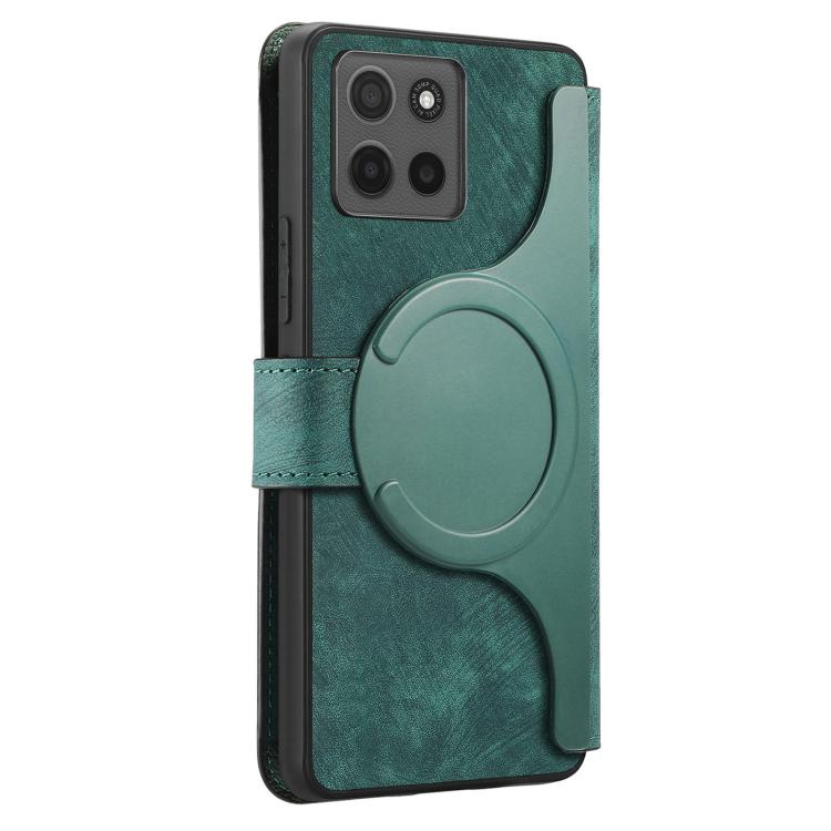 For Motorola Moto G Stylus 5G / Edge 60 Stylus CaseNeo MagSafe RFID Anti-theft Retro Leather Phone Case