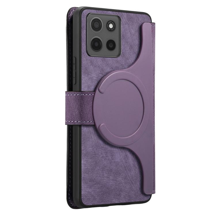 For Motorola Moto G Stylus 5G / Edge 60 Stylus CaseNeo MagSafe RFID Anti-theft Retro Leather Phone Case