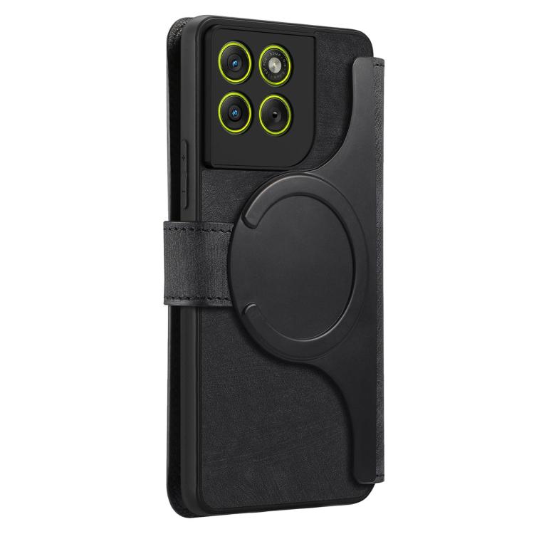 For Motorola Moto G77 / G67 5G CaseNeo MagSafe RFID Anti-theft Retro Leather Phone Case