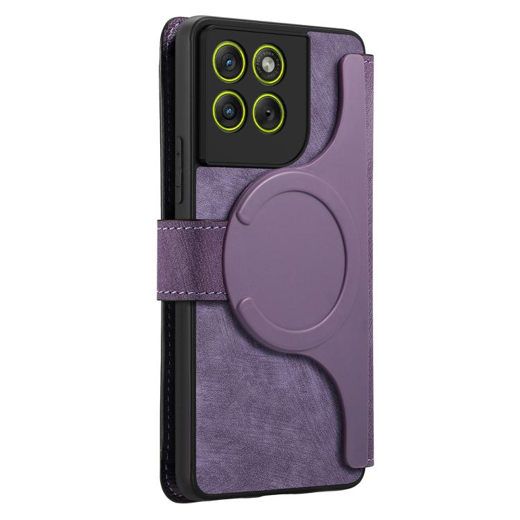 For Motorola Moto G77 / G67 5G CaseNeo MagSafe RFID Anti-theft Retro Leather Phone Case