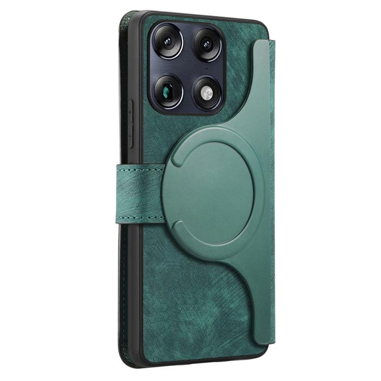 For Motorola Moto X70 Air Pro / Signature 5G CaseNeo MagSafe RFID Anti-theft Retro Leather Phone Case