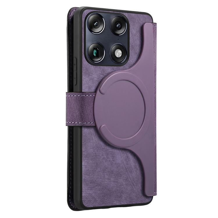 For Motorola Moto X70 Air Pro / Signature 5G CaseNeo MagSafe RFID Anti-theft Retro Leather Phone Case