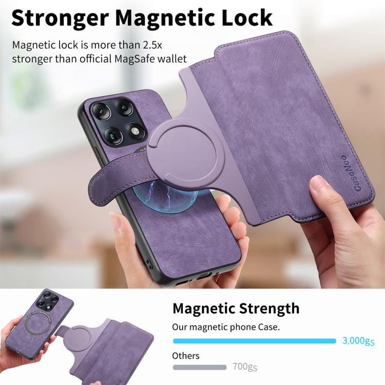 For Motorola Moto X70 Air Pro / Signature 5G CaseNeo MagSafe RFID Anti-theft Retro Leather Phone Case