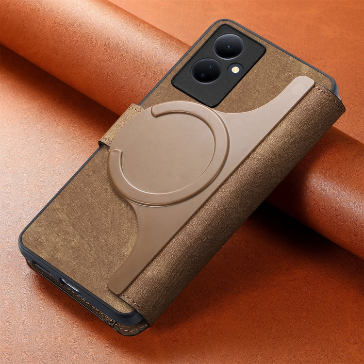 For vivo V29 Lite CaseNeo MagSafe RFID Anti-theft Retro Leather Phone Case