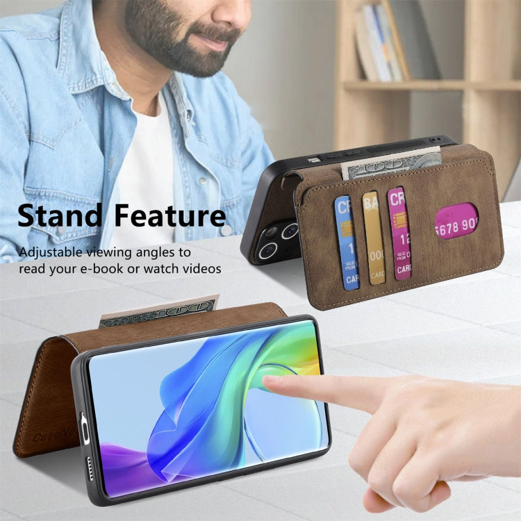 For vivo V29 Lite CaseNeo MagSafe RFID Anti-theft Retro Leather Phone Case