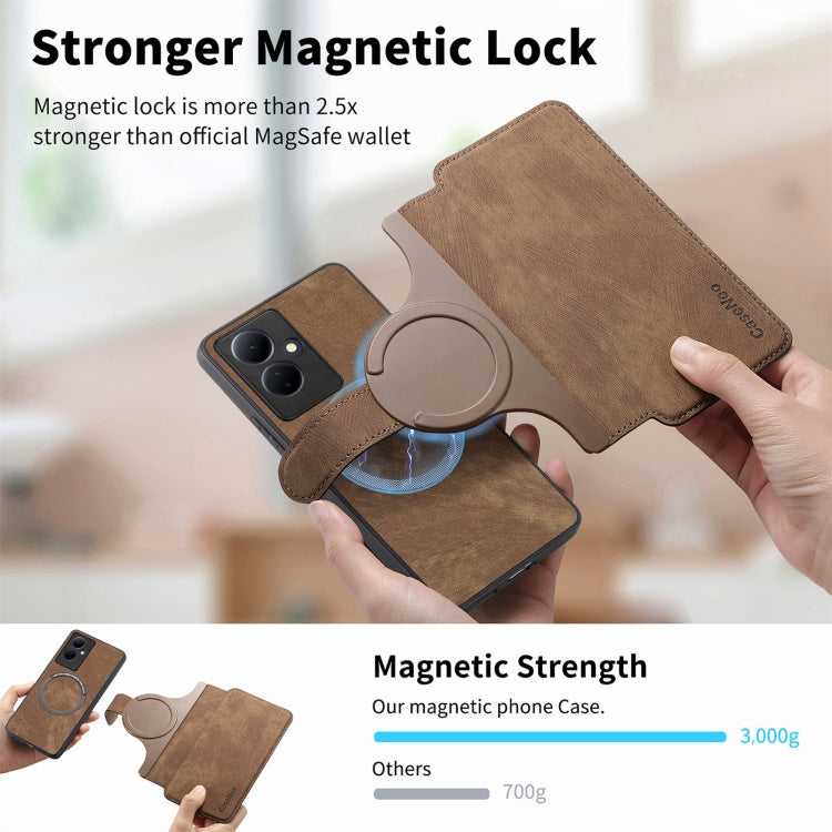 For vivo V29 Lite CaseNeo MagSafe RFID Anti-theft Retro Leather Phone Case