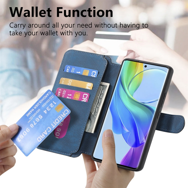 For vivo V29 Lite CaseNeo MagSafe RFID Anti-theft Retro Leather Phone Case