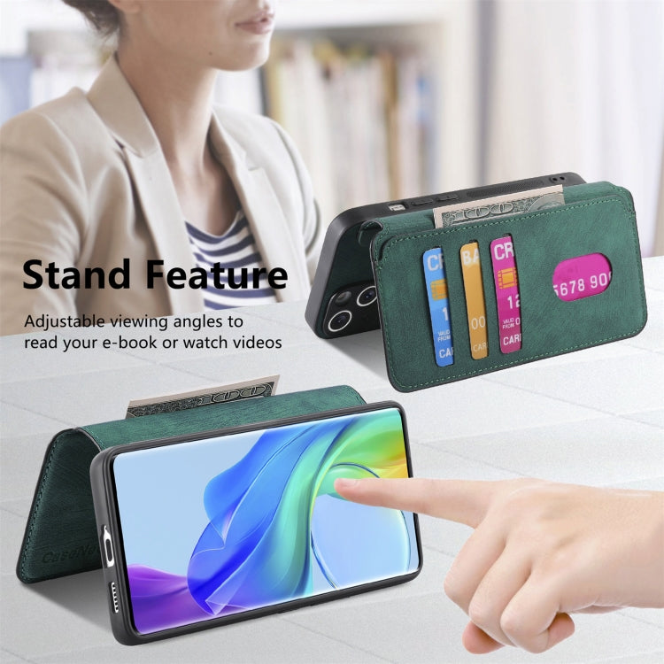 For vivo V29 Lite CaseNeo MagSafe RFID Anti-theft Retro Leather Phone Case