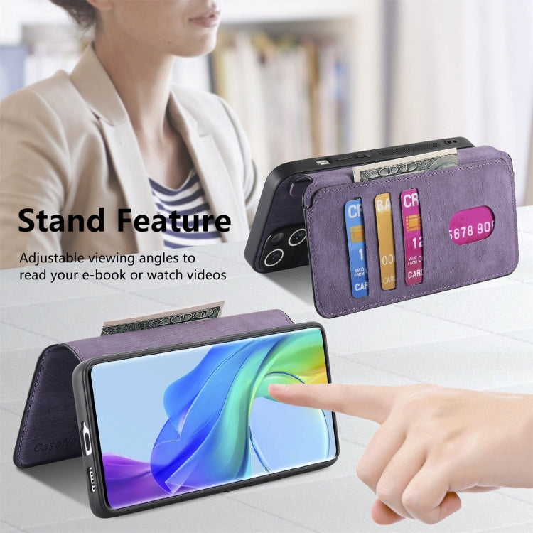 For vivo V29 Lite CaseNeo MagSafe RFID Anti-theft Retro Leather Phone Case