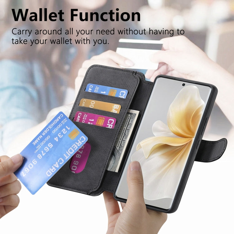 For vivo V40 Lite CaseNeo MagSafe RFID Anti-theft Retro Leather Phone Case