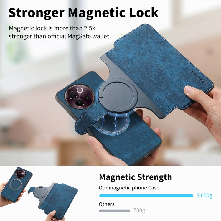 For vivo V40 Lite CaseNeo MagSafe RFID Anti-theft Retro Leather Phone Case