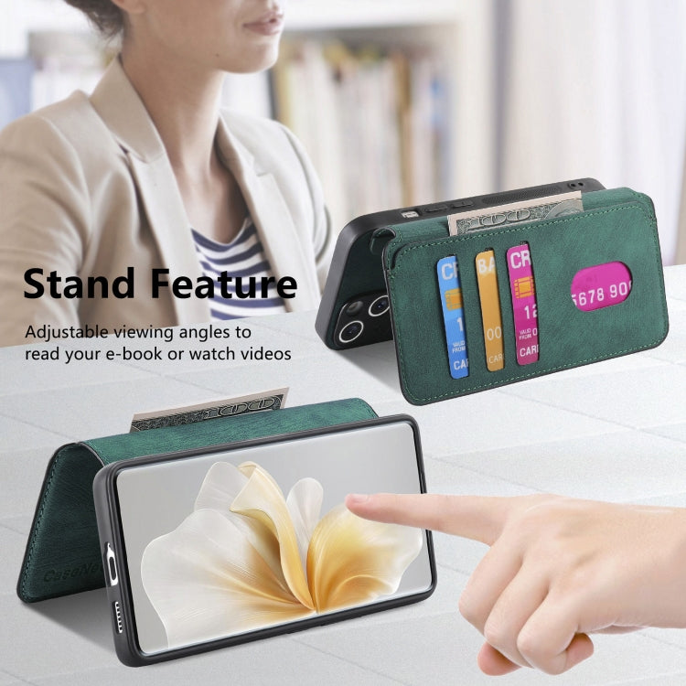 For vivo V40 Lite CaseNeo MagSafe RFID Anti-theft Retro Leather Phone Case