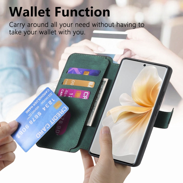 For vivo V40 Lite CaseNeo MagSafe RFID Anti-theft Retro Leather Phone Case
