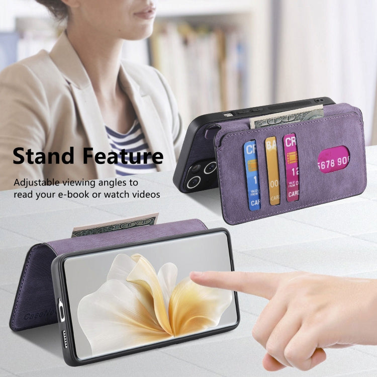 For vivo V40 Lite CaseNeo MagSafe RFID Anti-theft Retro Leather Phone Case