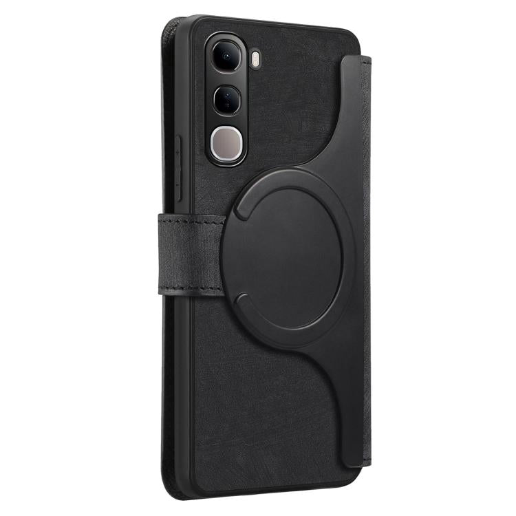 For vivo V40 SE / V40 Lite IDN CaseNeo MagSafe RFID Anti-theft Retro Leather Phone Case