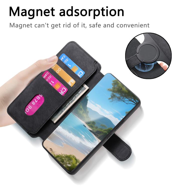 For vivo V40 SE / V40 Lite IDN CaseNeo MagSafe RFID Anti-theft Retro Leather Phone Case