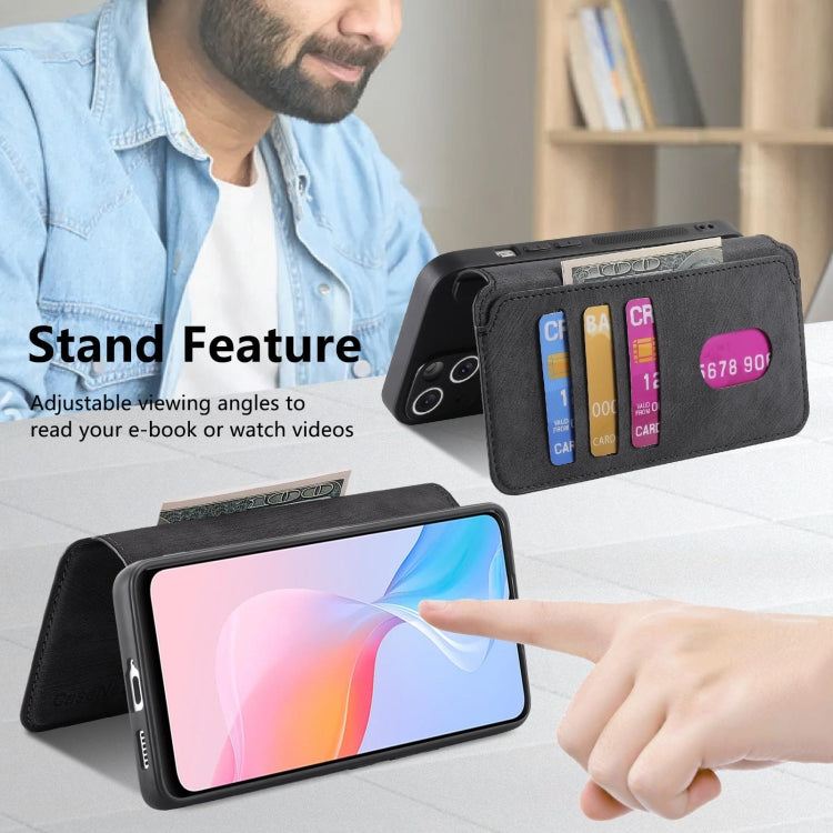 For vivo Y21s / Y32 / Y21T / Y3T CaseNeo MagSafe RFID Anti-theft Retro Leather Phone Case