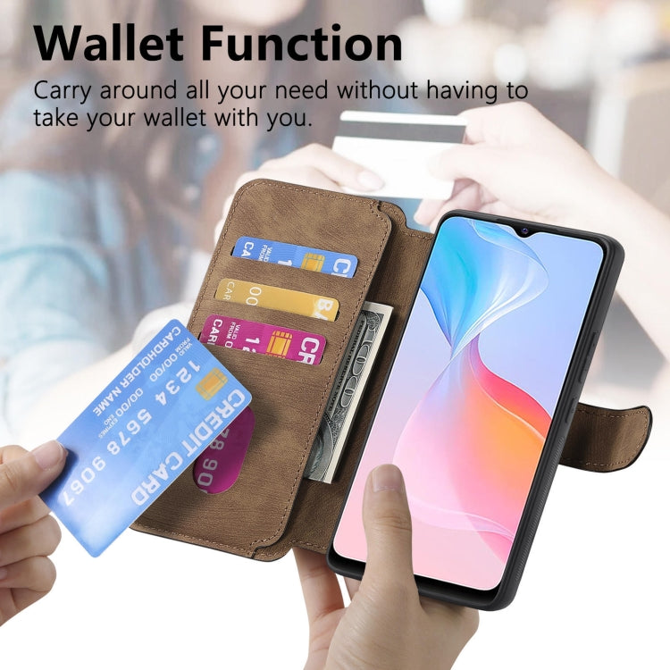 For vivo Y21s / Y32 / Y21T / Y3T CaseNeo MagSafe RFID Anti-theft Retro Leather Phone Case