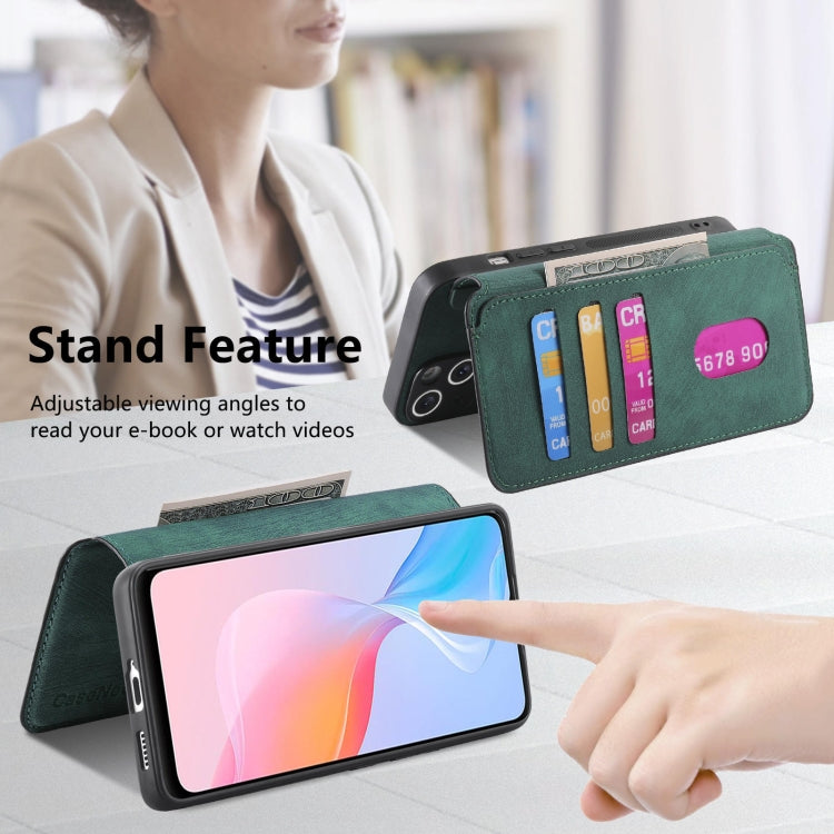 For vivo Y21s / Y32 / Y21T / Y3T CaseNeo MagSafe RFID Anti-theft Retro Leather Phone Case