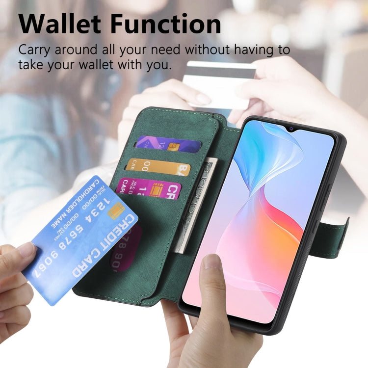 For vivo Y21s / Y32 / Y21T / Y3T CaseNeo MagSafe RFID Anti-theft Retro Leather Phone Case