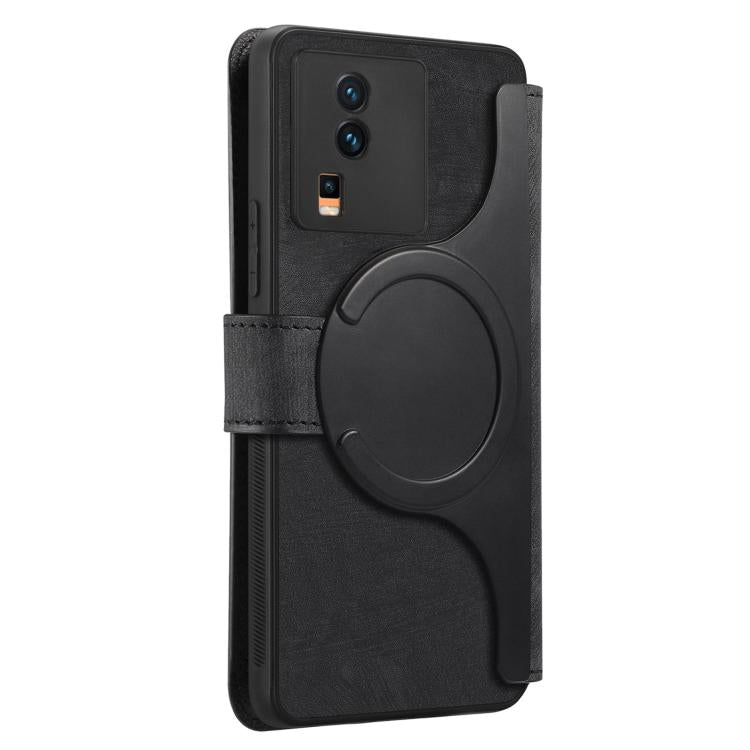 For vivo iQOO Neo7 CaseNeo MagSafe RFID Anti-theft Retro Leather Phone Case