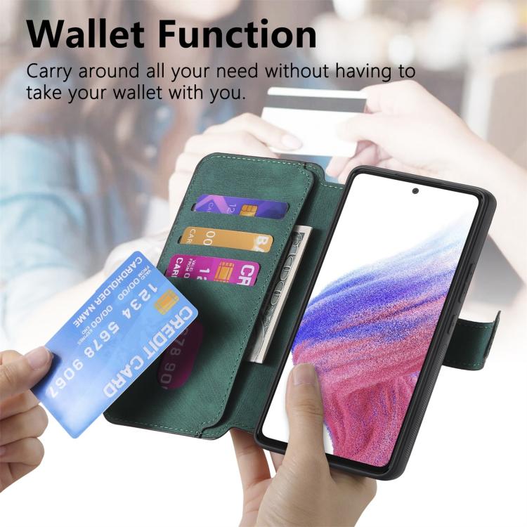 For vivo iQOO Neo7 CaseNeo MagSafe RFID Anti-theft Retro Leather Phone Case
