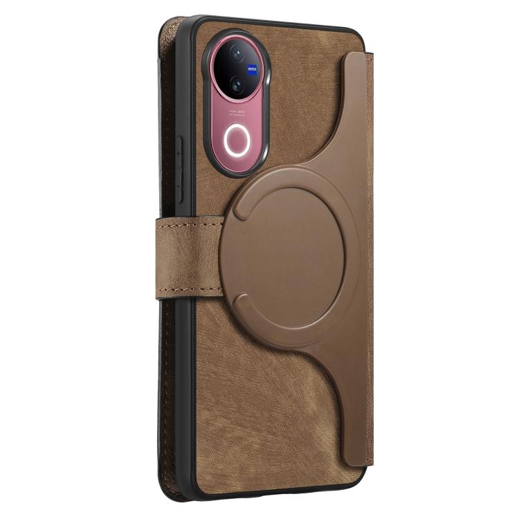 For vivo V50 CaseNeo MagSafe RFID Anti-theft Retro Leather Phone Case