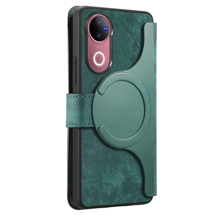 For vivo V50 CaseNeo MagSafe RFID Anti-theft Retro Leather Phone Case