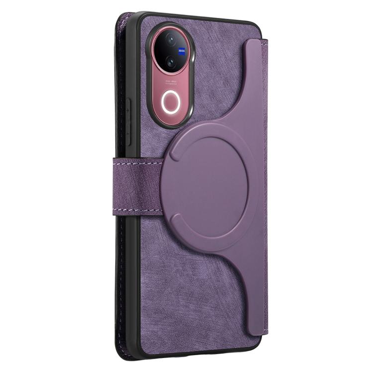 For vivo V50 CaseNeo MagSafe RFID Anti-theft Retro Leather Phone Case