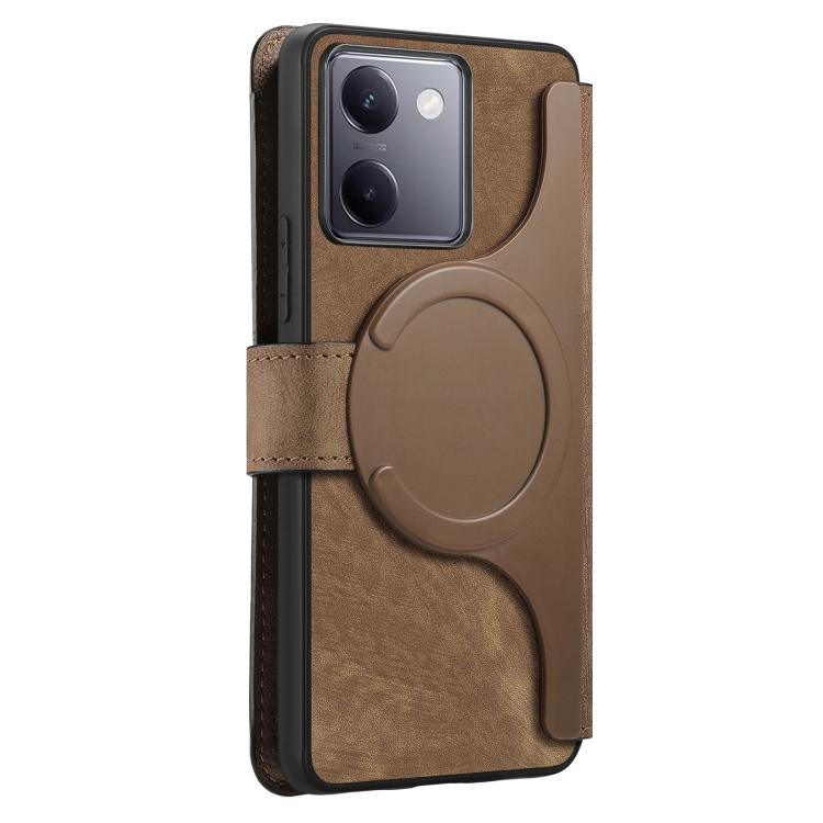 For vivo Y300+ / Y200 Pro 5G CaseNeo MagSafe RFID Anti-theft Retro Leather Phone Case