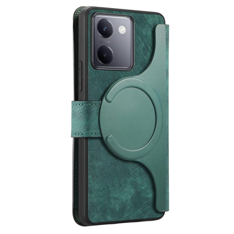 For vivo Y300+ / Y200 Pro 5G CaseNeo MagSafe RFID Anti-theft Retro Leather Phone Case