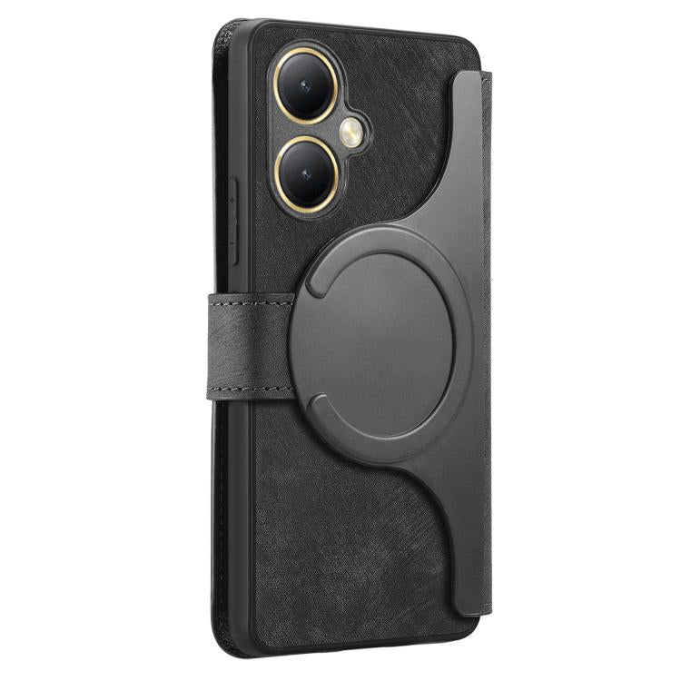 For vivo Y35+ CaseNeo MagSafe RFID Anti-theft Retro Leather Phone Case