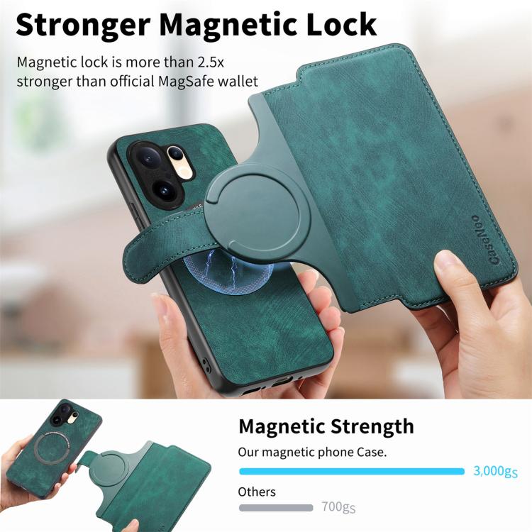 For vivo S30 Pro mini CaseNeo MagSafe RFID Anti-theft Retro Leather Phone Case