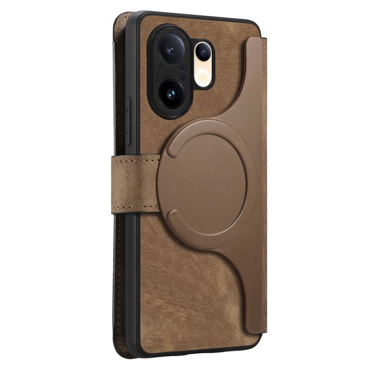 For vivo S30 CaseNeo MagSafe RFID Anti-theft Retro Leather Phone Case