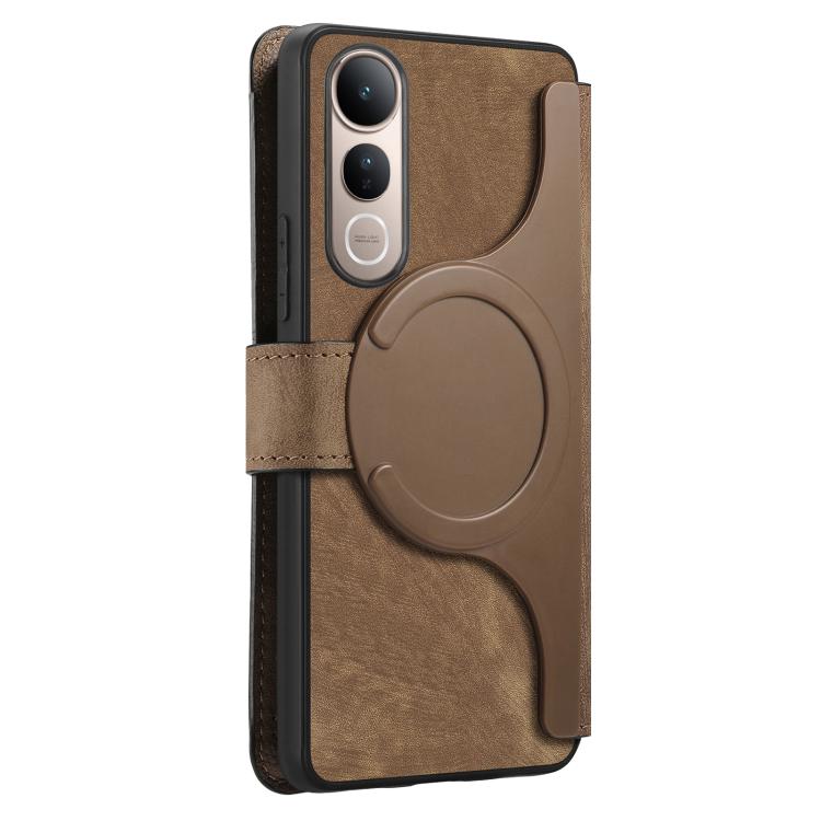 For vivo V50 Lite 4G / 5G CaseNeo MagSafe RFID Anti-theft Retro Leather Phone Case