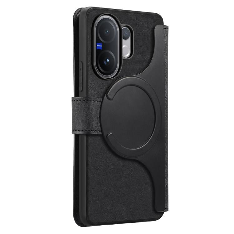 For vivo V60 5G CaseNeo MagSafe RFID Anti-theft Retro Leather Phone Case