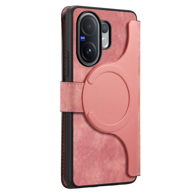 For vivo V60 5G CaseNeo MagSafe RFID Anti-theft Retro Leather Phone Case