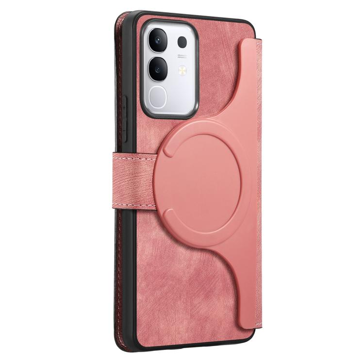 For vivo Y29 4G CaseNeo MagSafe RFID Anti-theft Retro Leather Phone Case