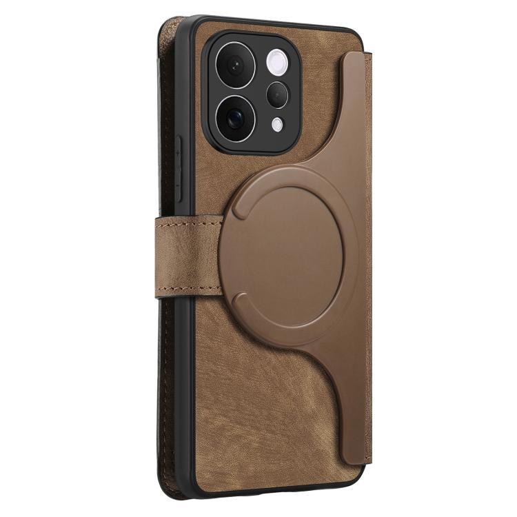 For vivo S50 / V70 / V70 Elite 5G CaseNeo MagSafe RFID Anti-theft Retro Leather Phone Case