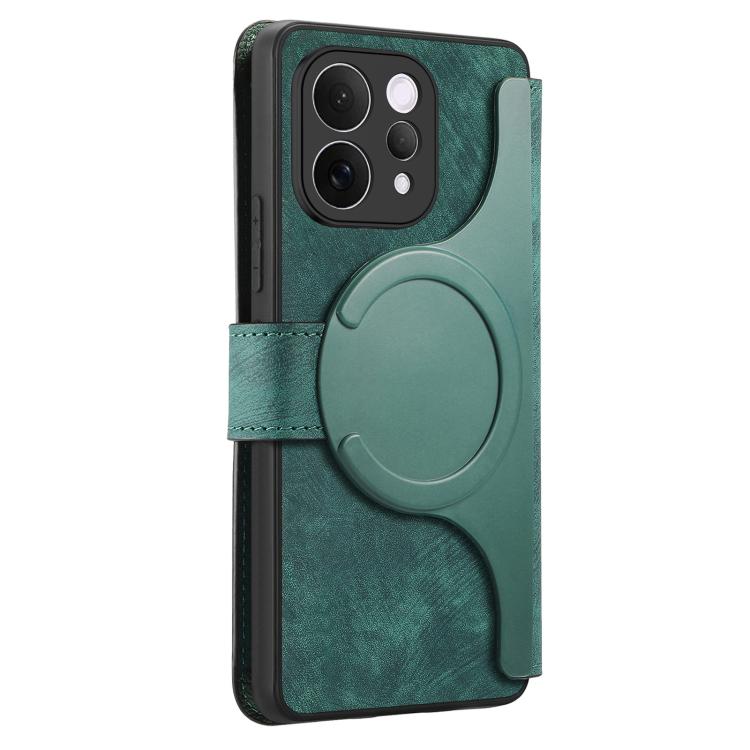 For vivo S50 / V70 / V70 Elite 5G CaseNeo MagSafe RFID Anti-theft Retro Leather Phone Case