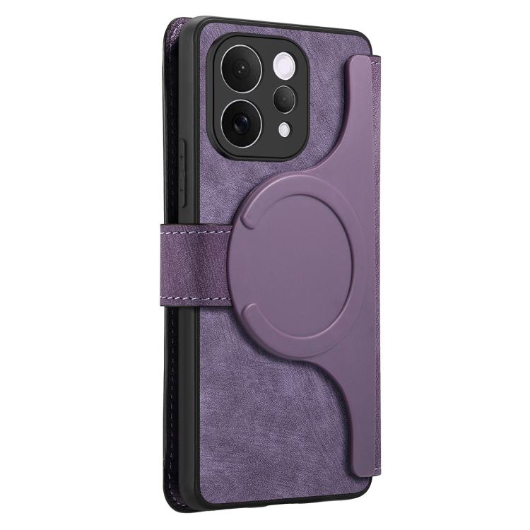 For vivo S50 / V70 / V70 Elite 5G CaseNeo MagSafe RFID Anti-theft Retro Leather Phone Case