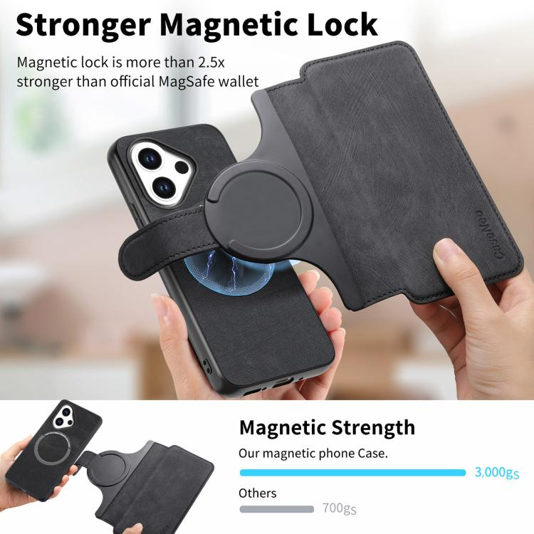 For vivo V60 Lite 4G / 5G CaseNeo MagSafe RFID Anti-theft Retro Leather Phone Case