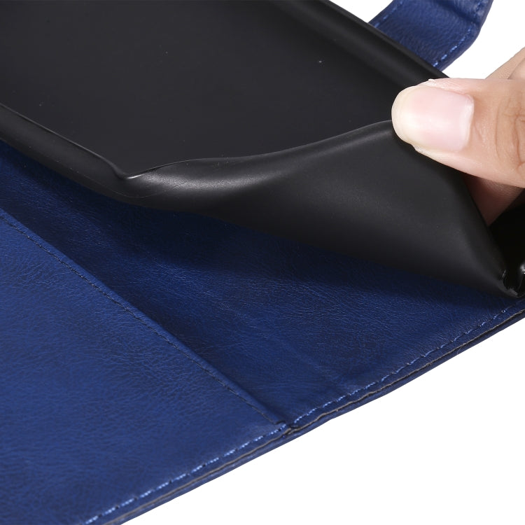 For Xiaomi Redmi 9 Solid Color Horizontal Flip Protective Leather Case with Holder & Card Slots & Wallet & Photo Frame & Lanyard