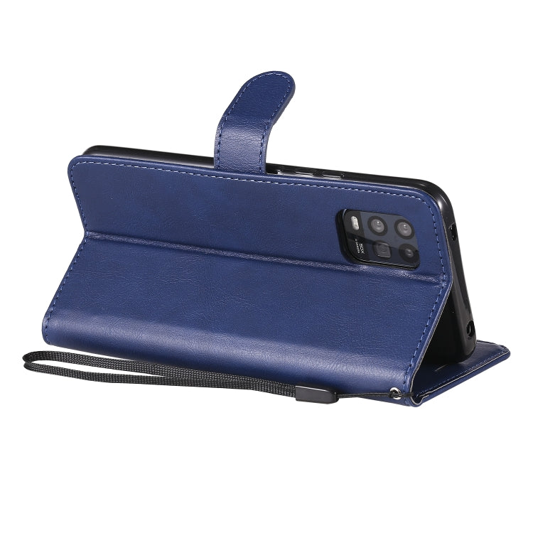 For Xiaomi Mi 10 Lite Solid Color Horizontal Flip Protective Leather Case with Holder & Card Slots & Wallet & Photo Frame & Lanyard