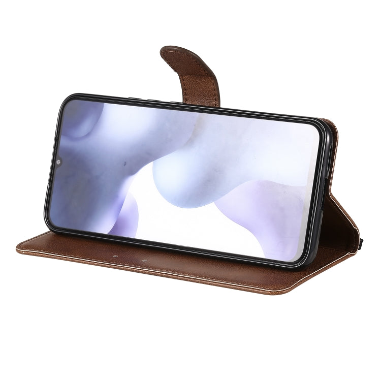 For Xiaomi Mi 10 Lite Solid Color Horizontal Flip Protective Leather Case with Holder & Card Slots & Wallet & Photo Frame & Lanyard