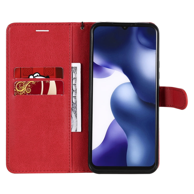 For Xiaomi Mi 10 Lite Solid Color Horizontal Flip Protective Leather Case with Holder & Card Slots & Wallet & Photo Frame & Lanyard