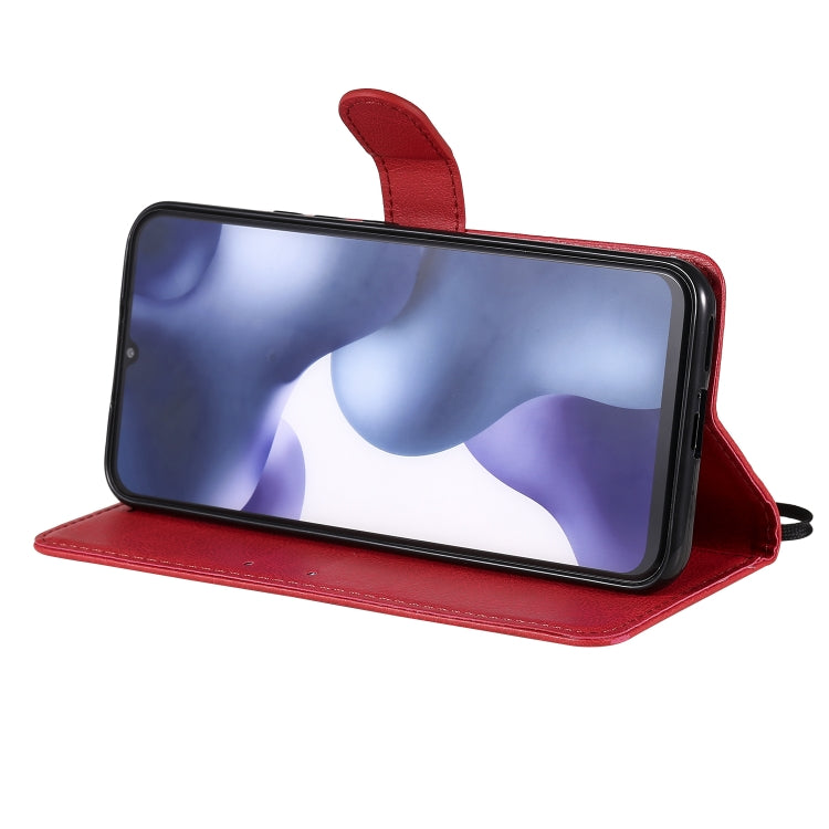 For Xiaomi Mi 10 Lite Solid Color Horizontal Flip Protective Leather Case with Holder & Card Slots & Wallet & Photo Frame & Lanyard