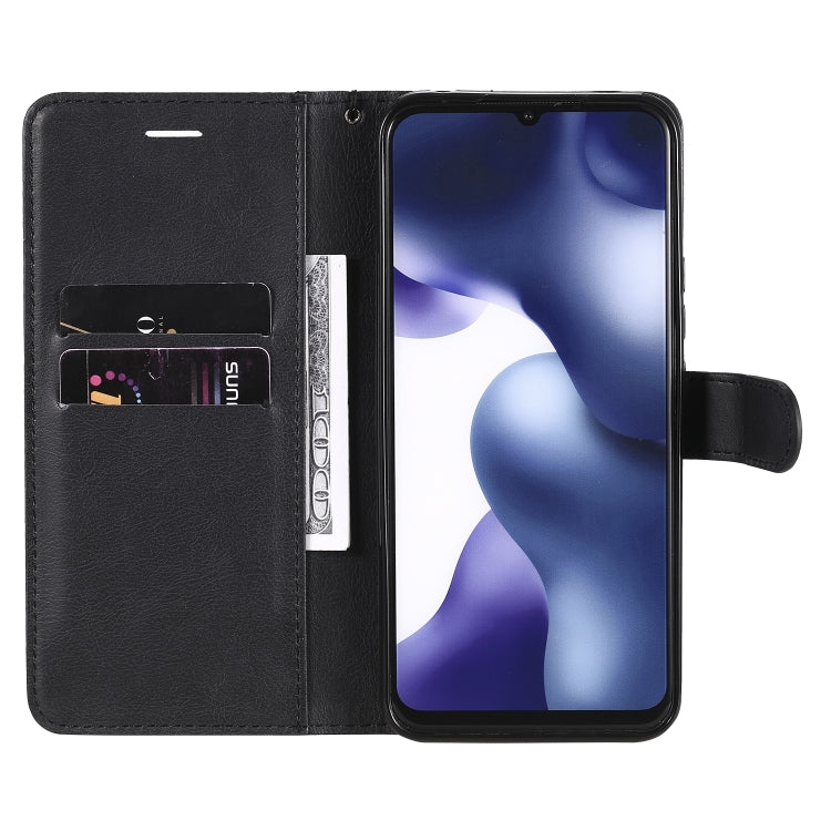 For Xiaomi Mi 10 Lite Solid Color Horizontal Flip Protective Leather Case with Holder & Card Slots & Wallet & Photo Frame & Lanyard