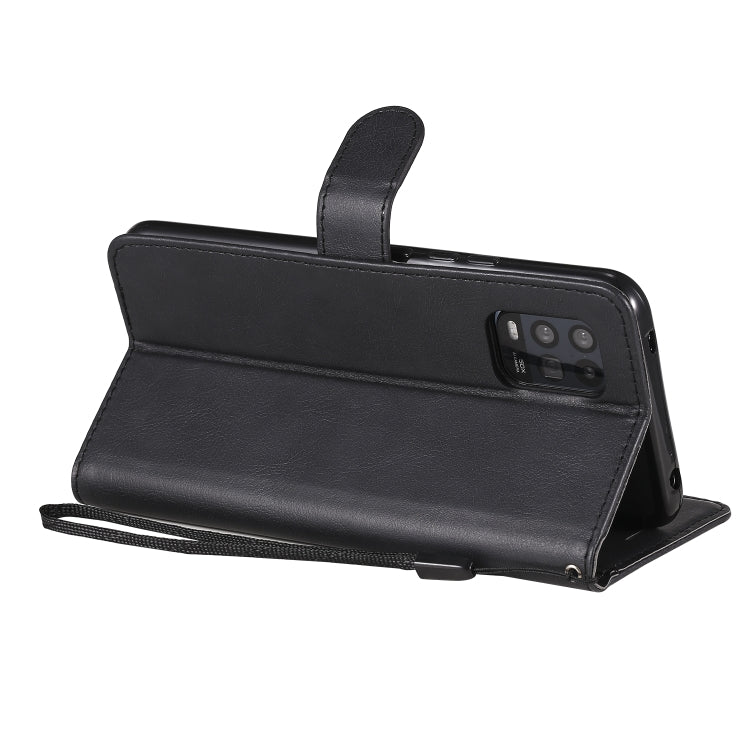 For Xiaomi Mi 10 Lite Solid Color Horizontal Flip Protective Leather Case with Holder & Card Slots & Wallet & Photo Frame & Lanyard