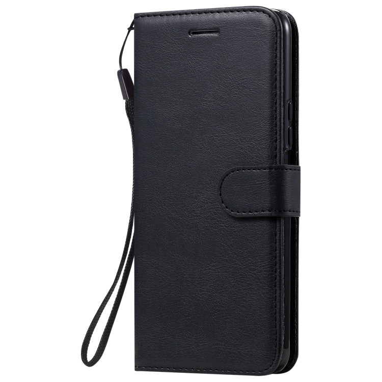 For Huawei Enjoy Z Solid Color Horizontal Flip Protective Leather Case with Holder & Card Slots & Wallet & Photo Frame & Lanyard